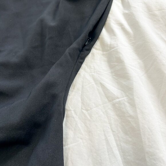 NWT NA-KD One Shoulder Asymmetric Top Black EU 34 XS Draped Hem Elegant Blouse - Picture 9 of 9